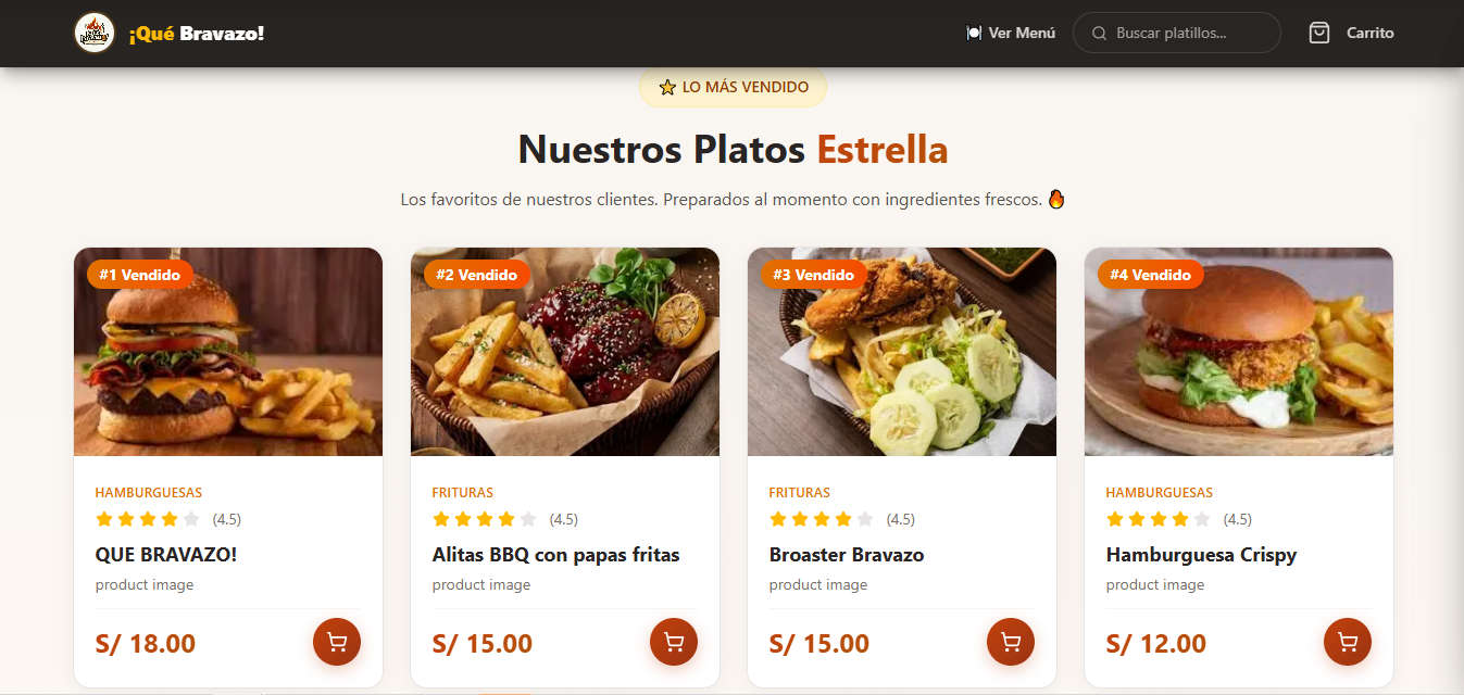 E-commerce Qué Bravazo
